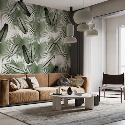 Calathea Fan Palm Leaves 4