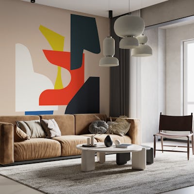 Minimalist color cutouts