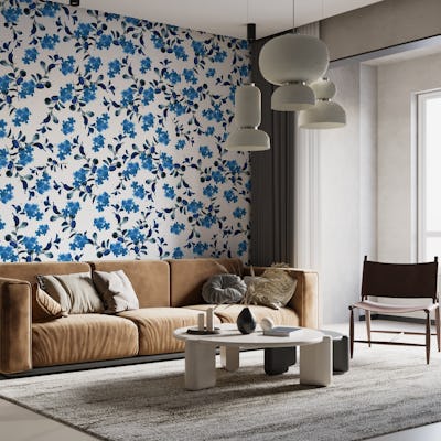 Blue Flower Pattern 2