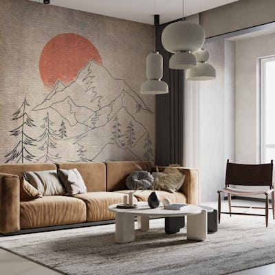 Rustic Mountain Art