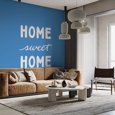 Home Sweet Home Blue