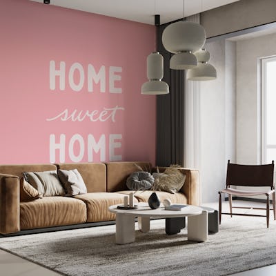 Home Sweet Home Soft Pink