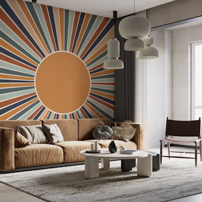 Vintage Radiant Circle