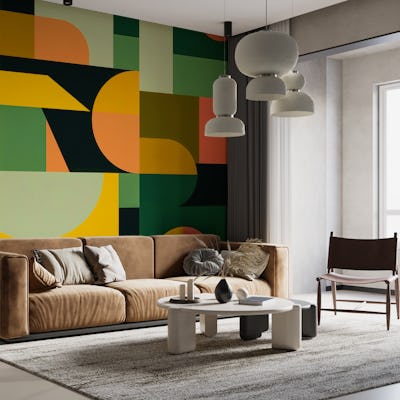 Playful Geometric Design - Vertical