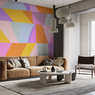 Pastel Abstract Geometry