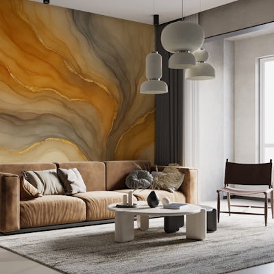 Golden Taupe Flow