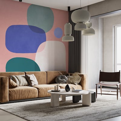 Pastel Retro Shapes
