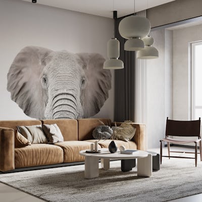 Elephant Grandeur Scene