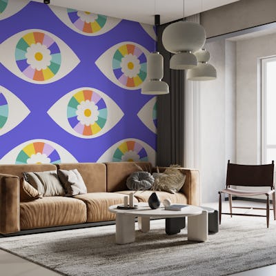 Rainbow Eyes Mural