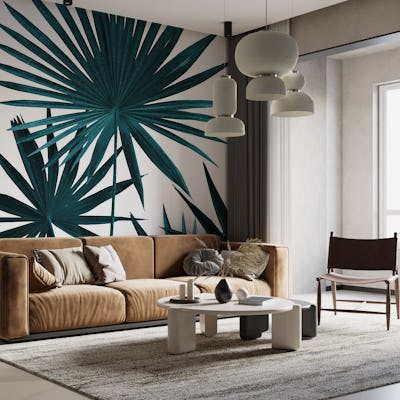 Fan Palm Leaves Jungle 1