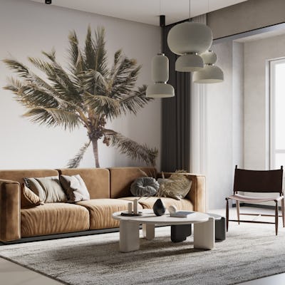 Tropical Beach Palm 1