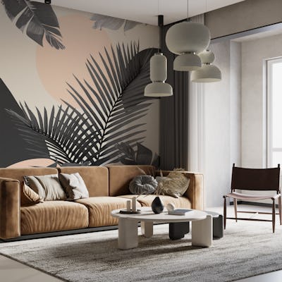Intertwined Palm Leaves 2a