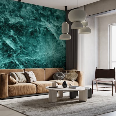 Enigmatic Deep Green Marble 1