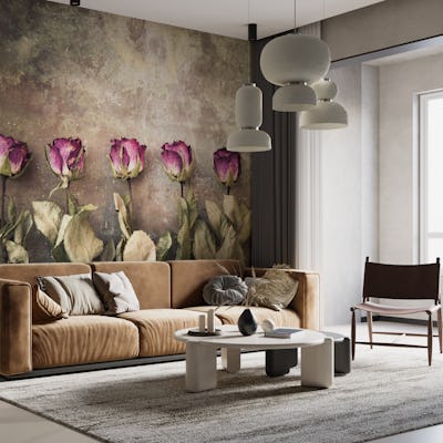 Five Dried Roses