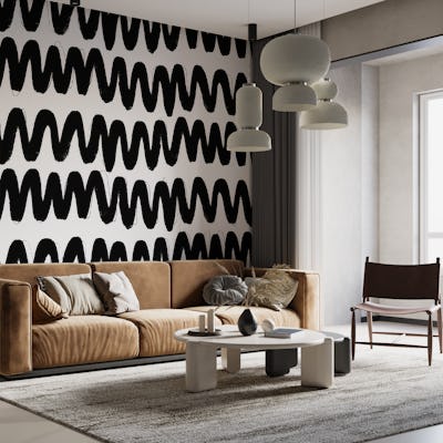 Black Zig Zag Pattern