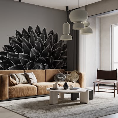Gray Black Agave Chic 1