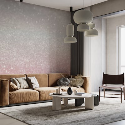 Blush Gray Princess Glitter 1
