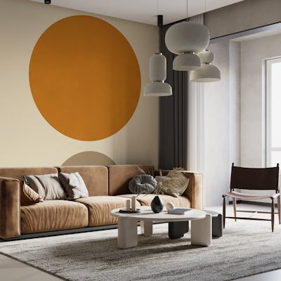 Minimalism with circle 4