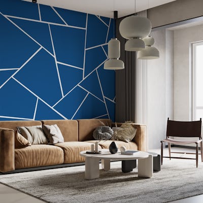 Classic Blue Geometric Glam 1