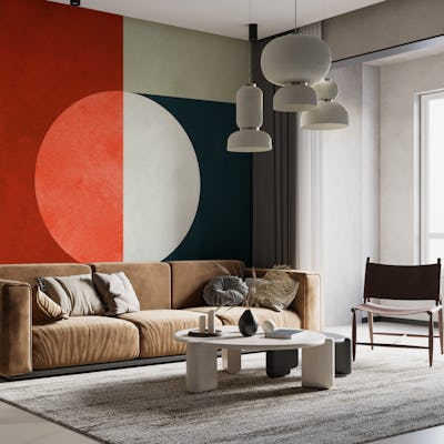Modern art with circles 7