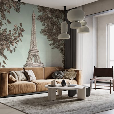 PARIS Eiffel Tower & River - urban vintage