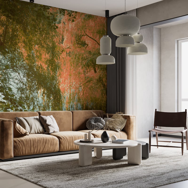 Louisiana Lake and Trees in Autumn