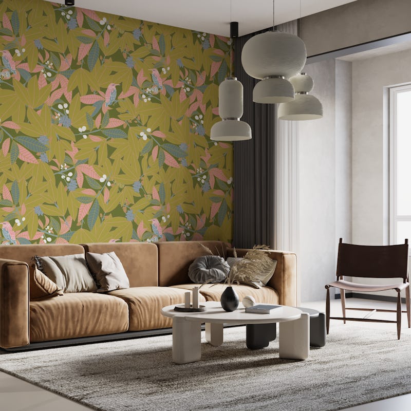 Magnolia Leaves Olive Green