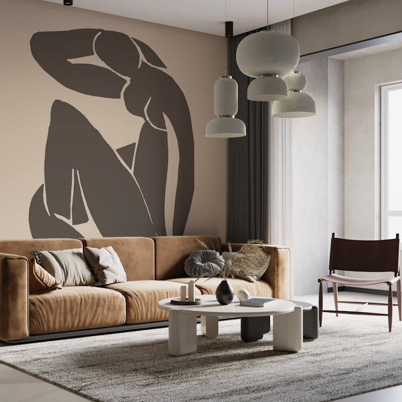 Beige Nude Inspired by Matisse