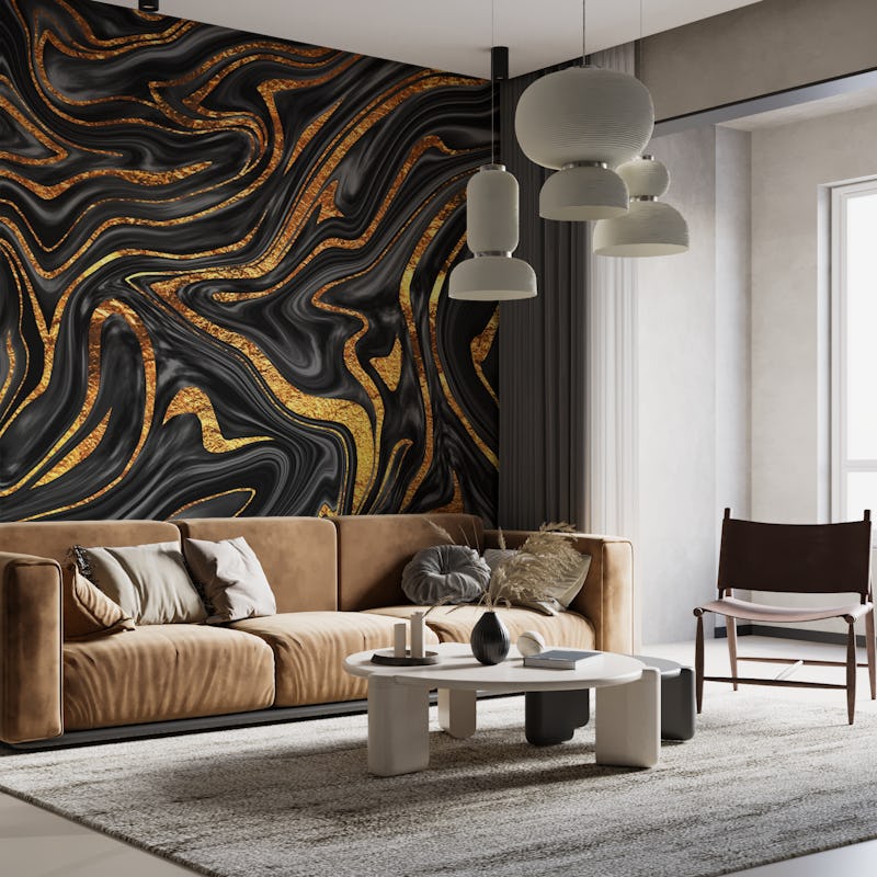 Black Copper Marble 1