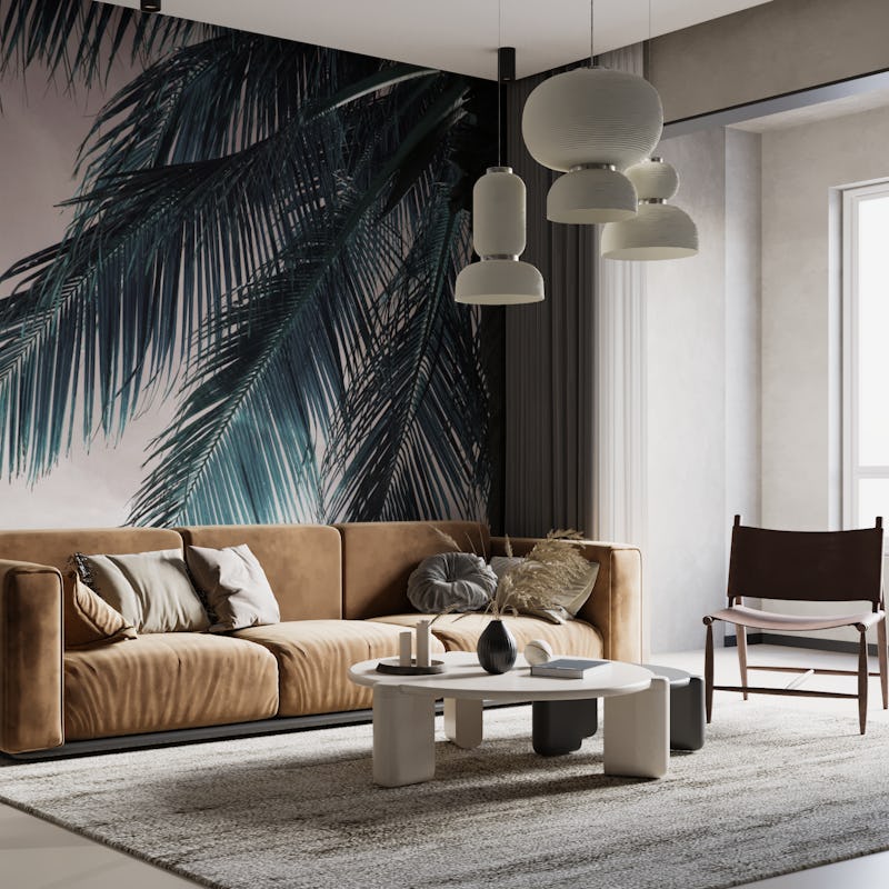 Sunset Palm 1