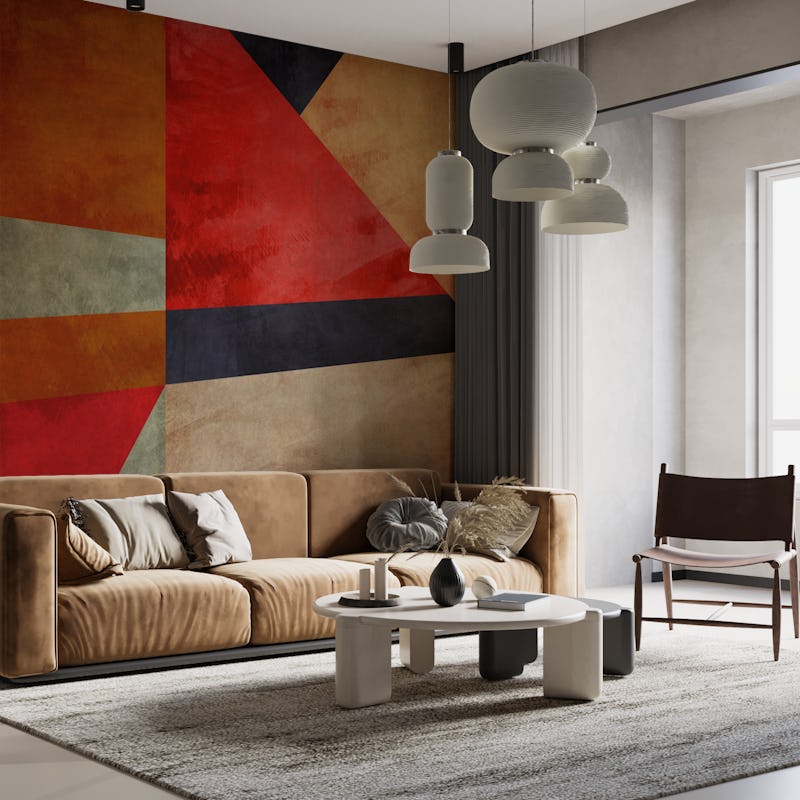 Rustic Abstract Square