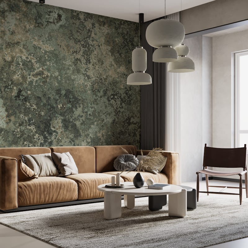 Subtle Moss Texture Sage Green