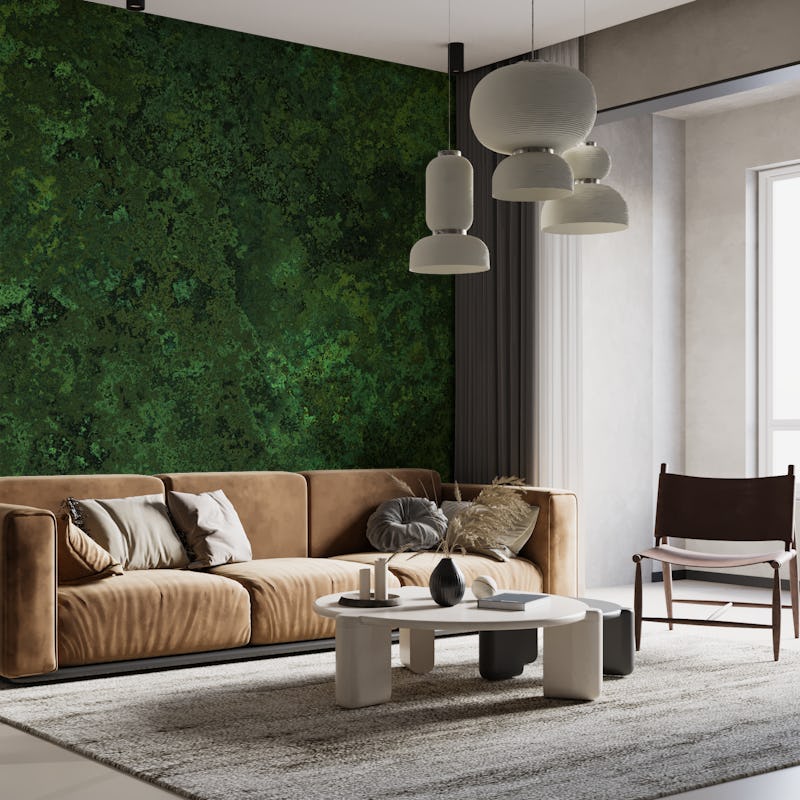 Subtle Moss Texture Green