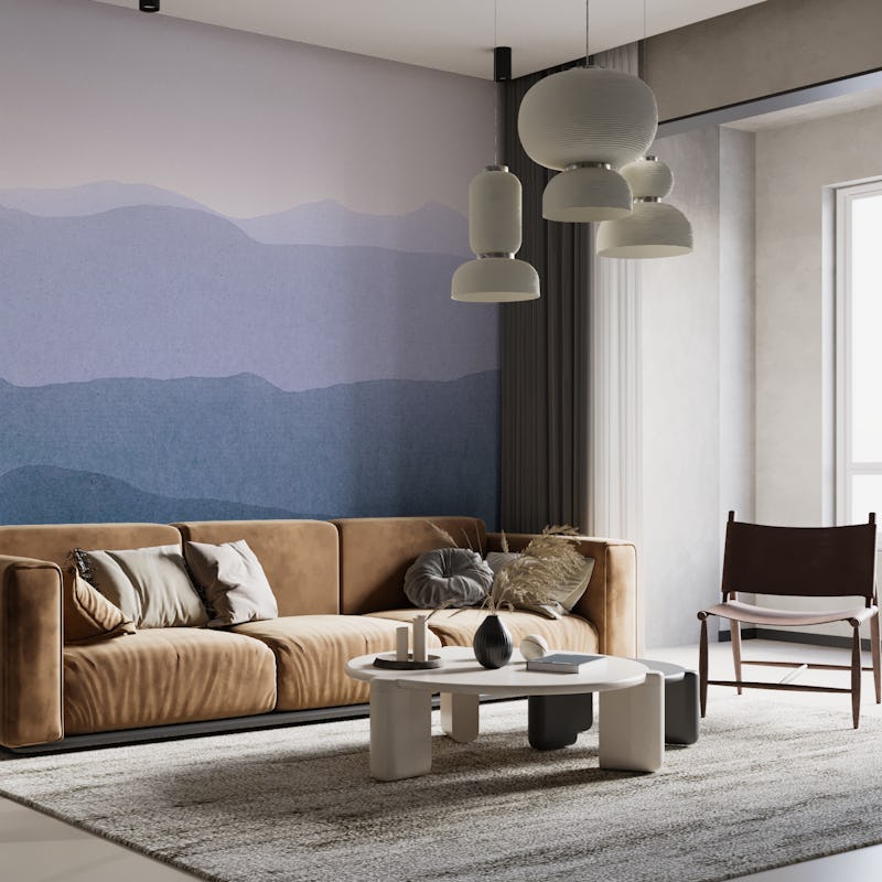 gradient landscape mountains