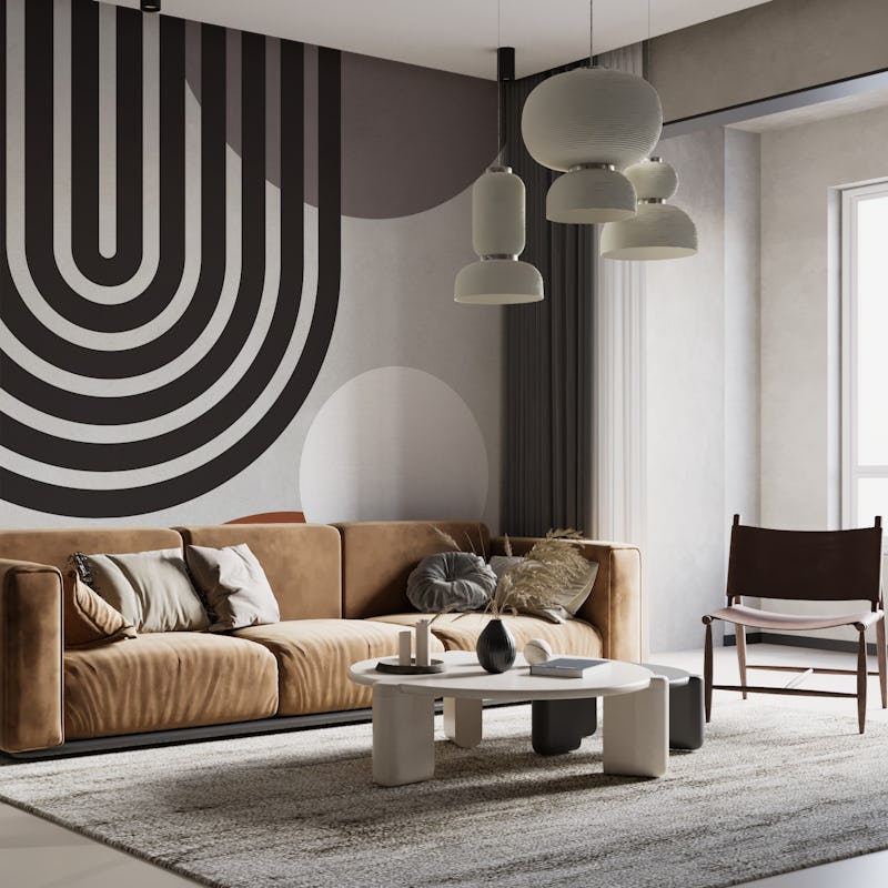 Geometric lines and circles 8