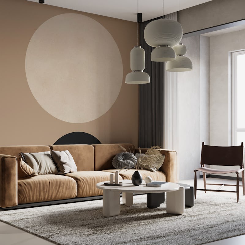 Minimalism with circle 5