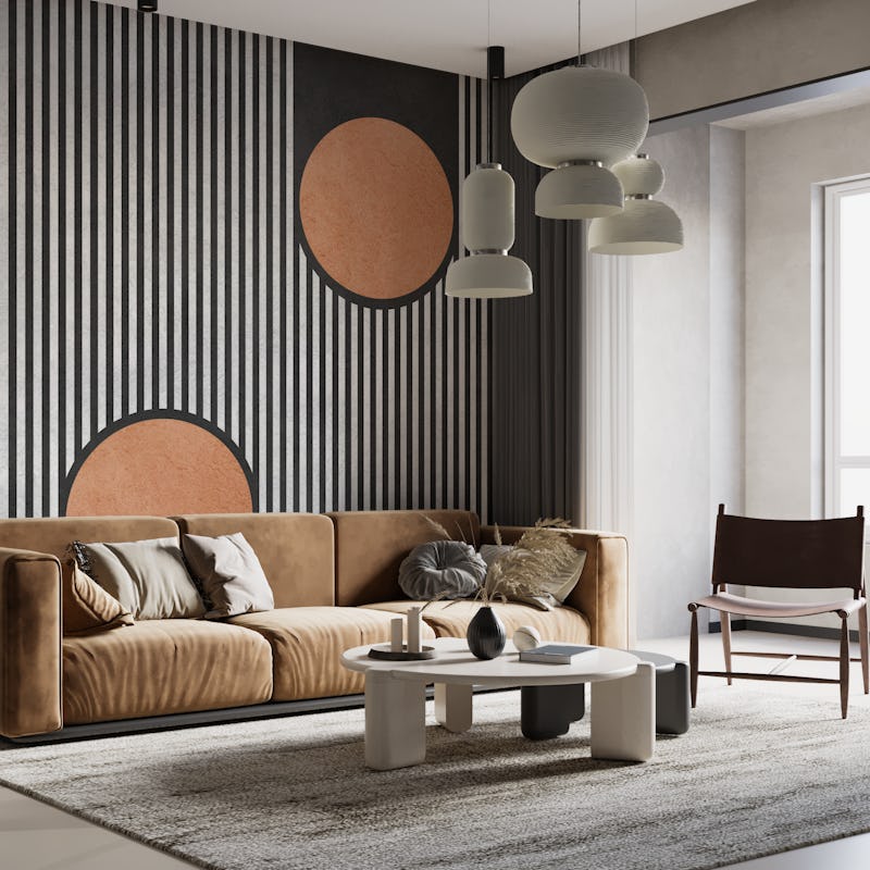 White lines and circles 7