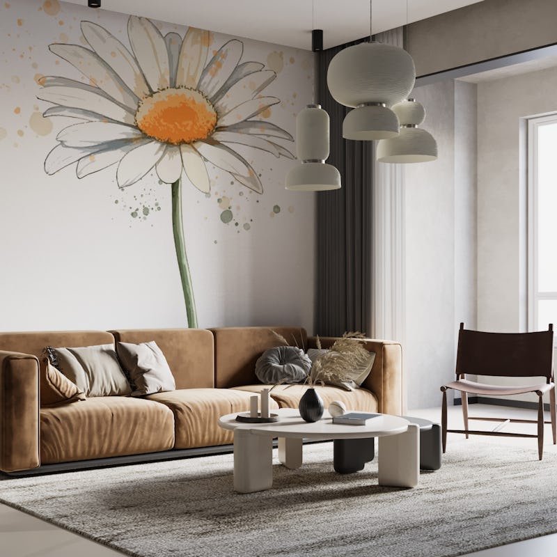 Captivating single daisy