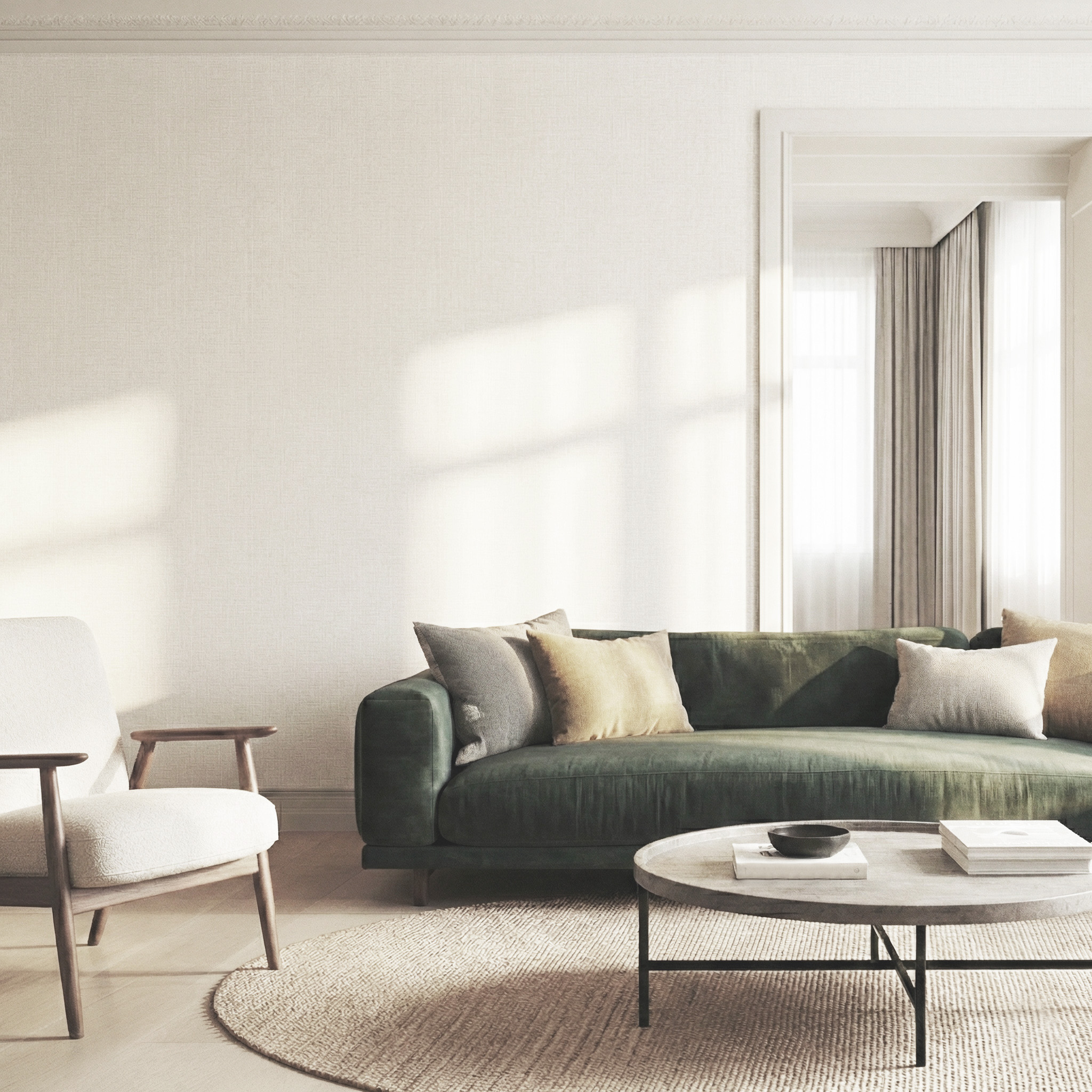 Buddha in lotus garden