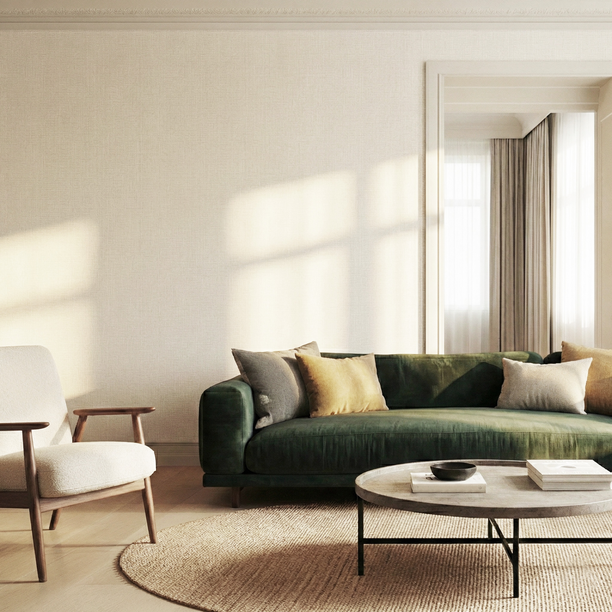 Ivy large watercolor leaves dark green black