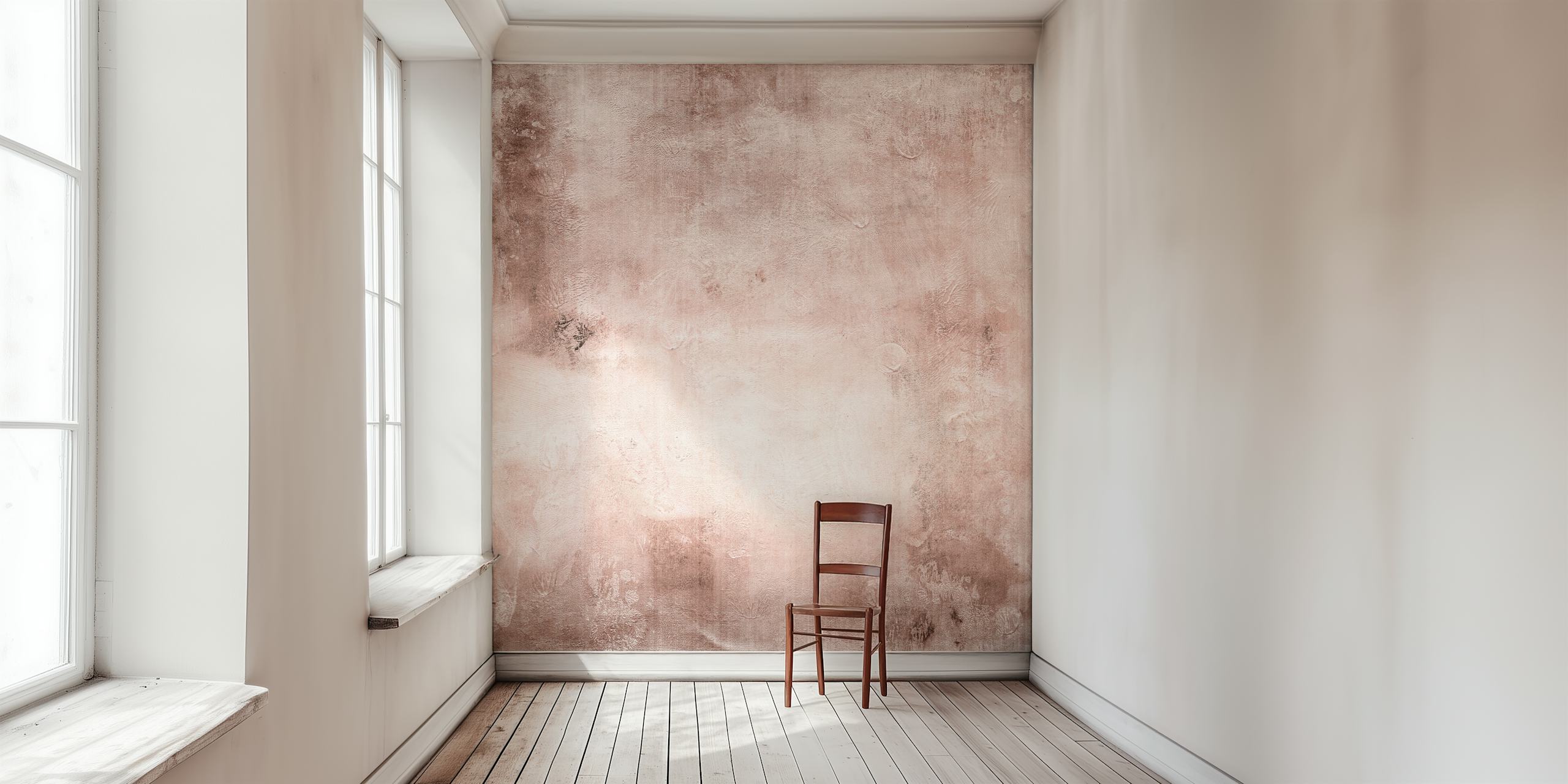 Blush terracotta abstract wallpaper with soft tones