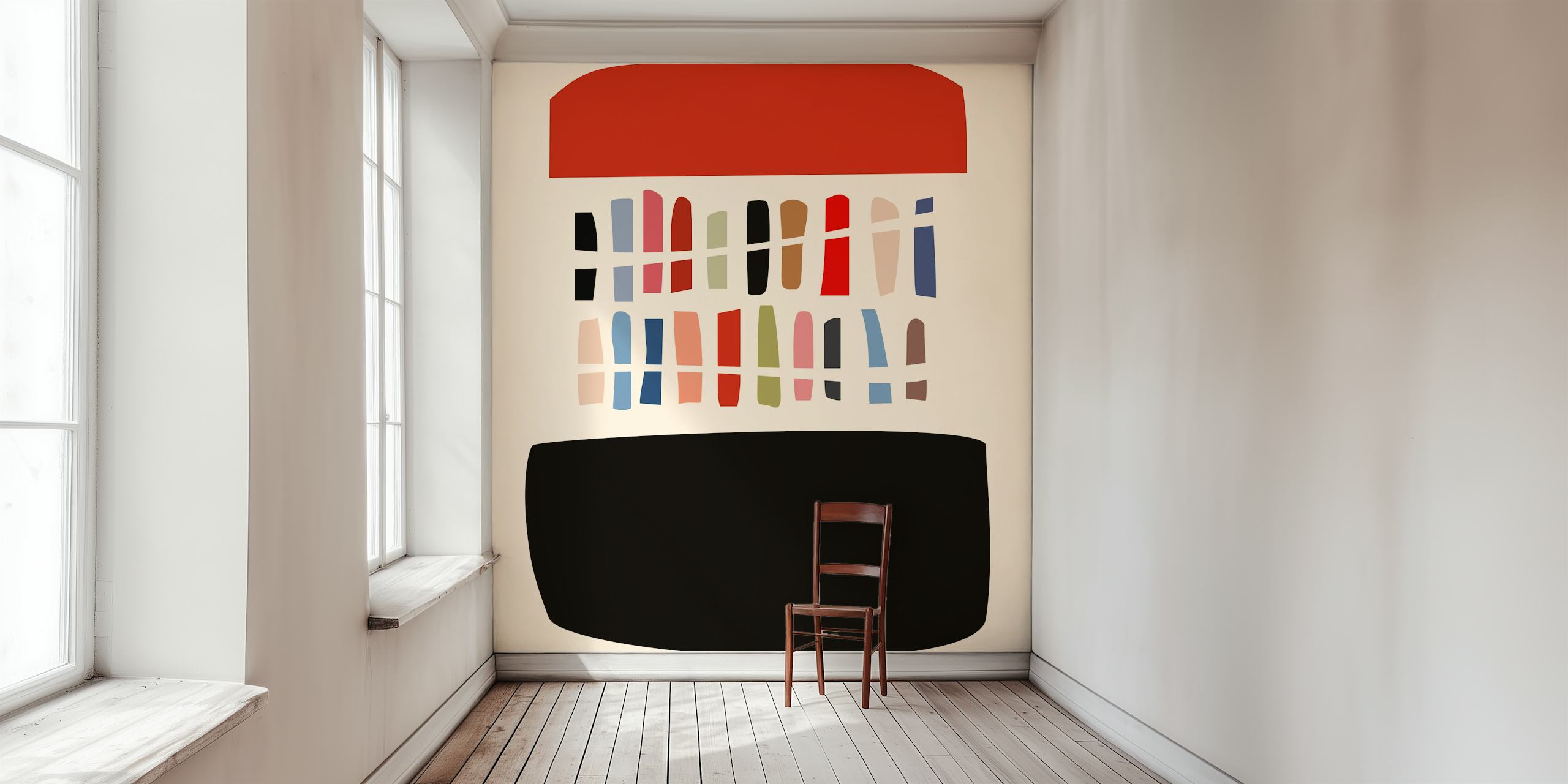 Vibrant abstract wallpaper design