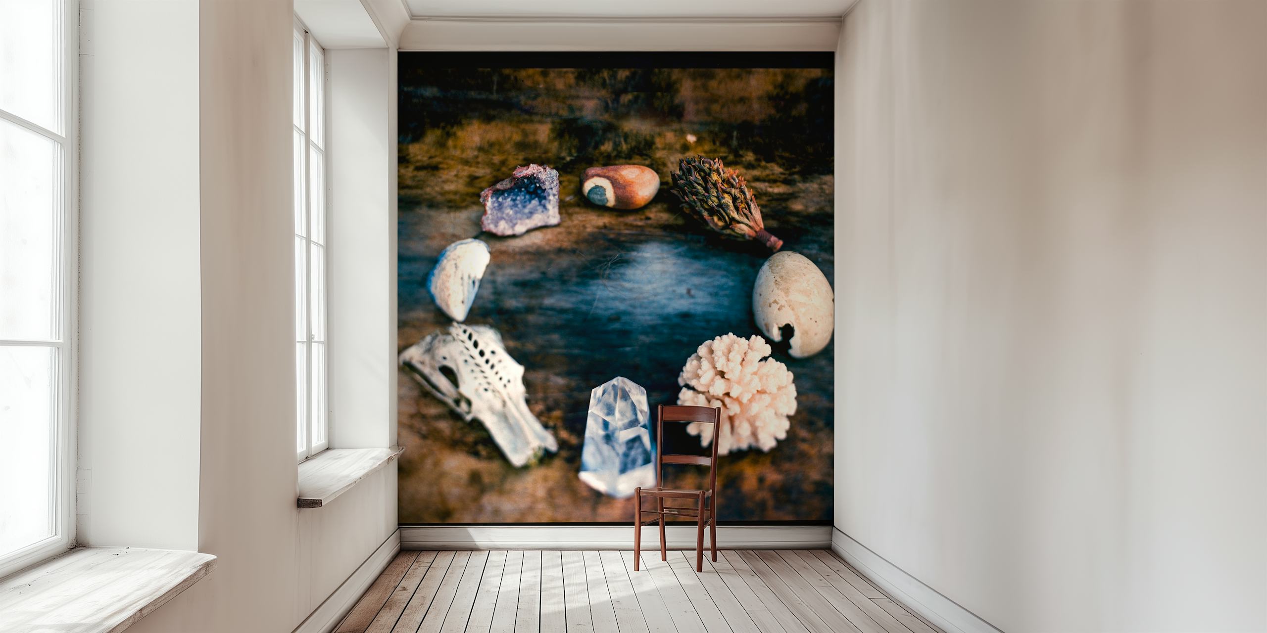 Circle of Life wallpaper design in a room