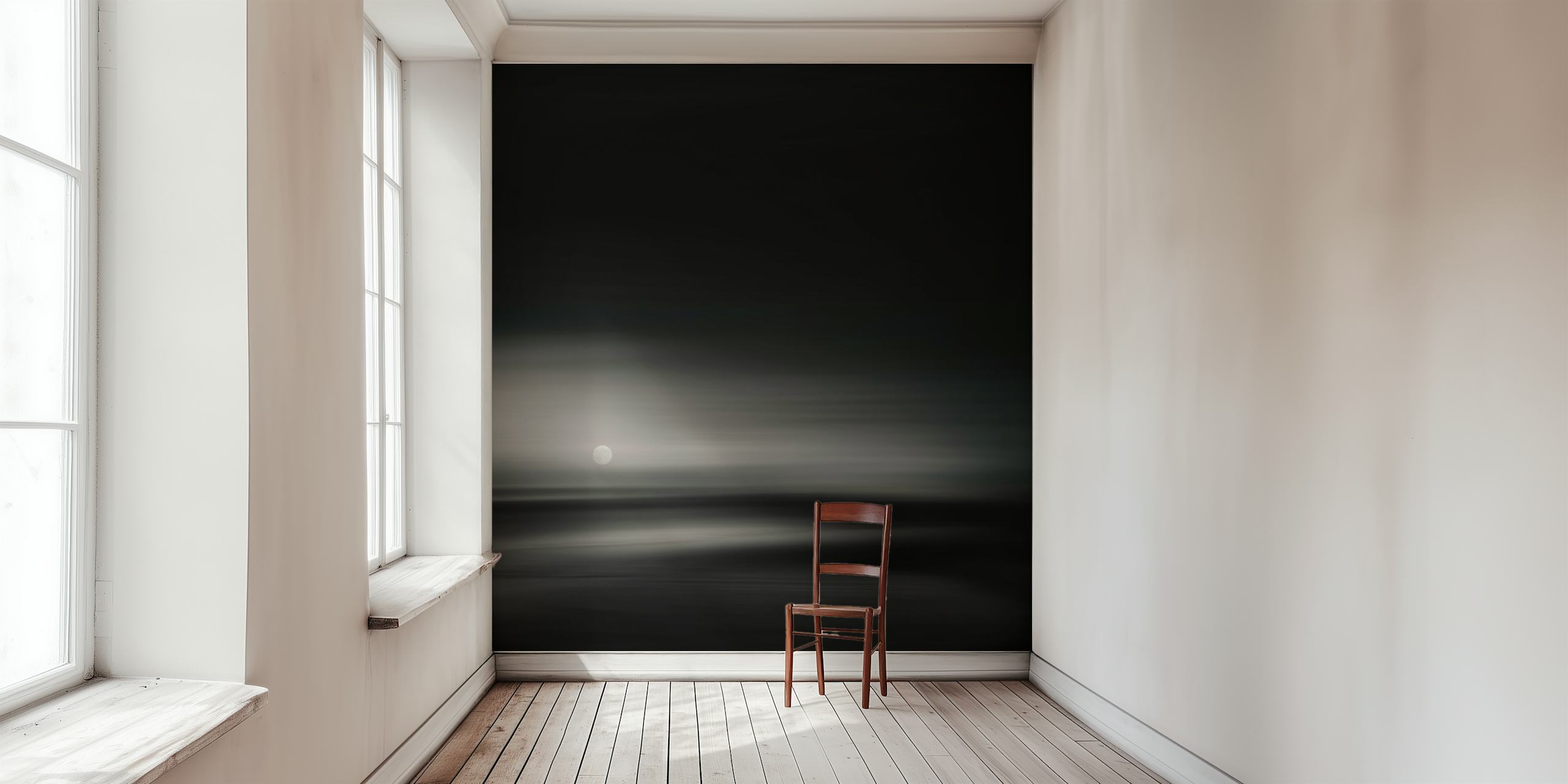 Mystic Moonlight -tapetti huoneen sisustuksessa.