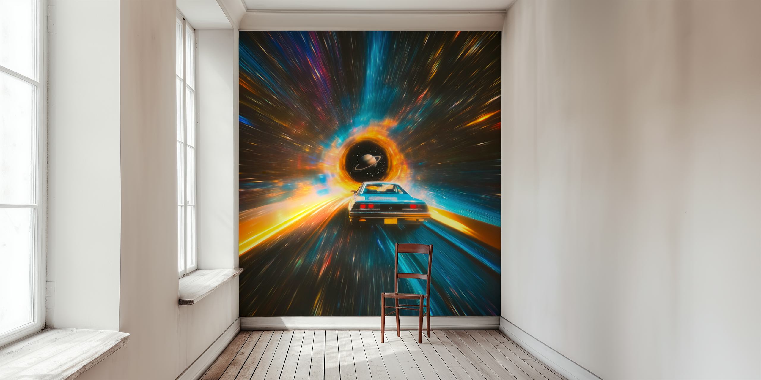 Galactic Journey tapeta u sobi