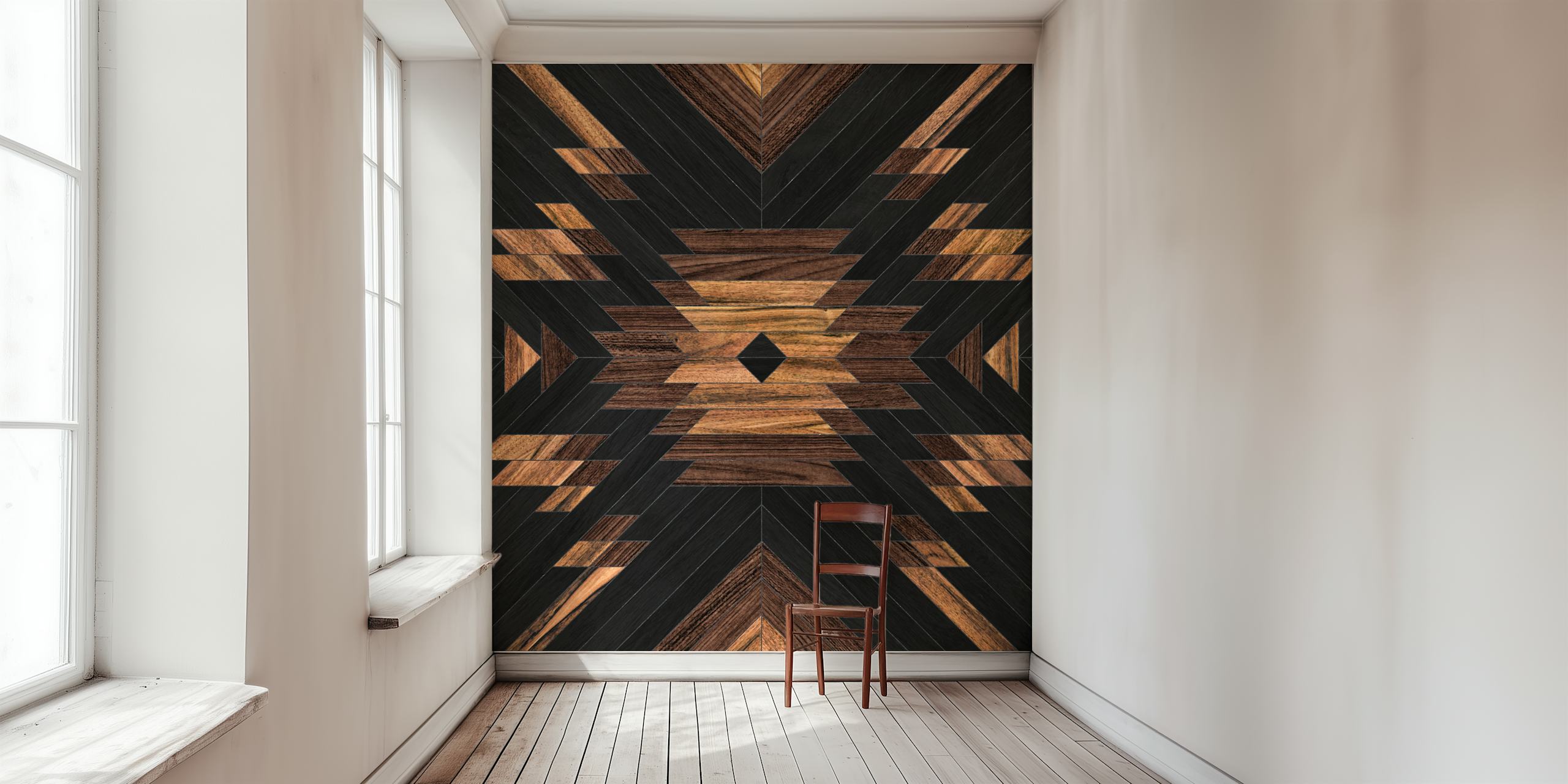 Urban Tribal Pattern No 7 Tapete in einem Raum