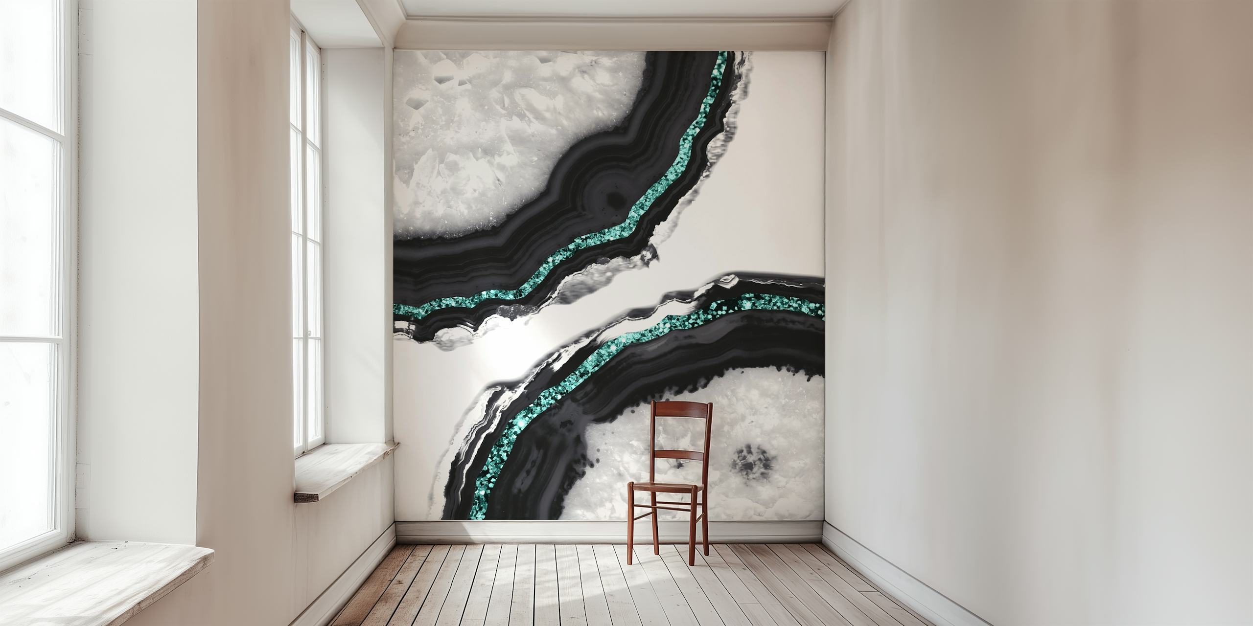 Agate Glitter Glam 16 wallpaper displayed in a room