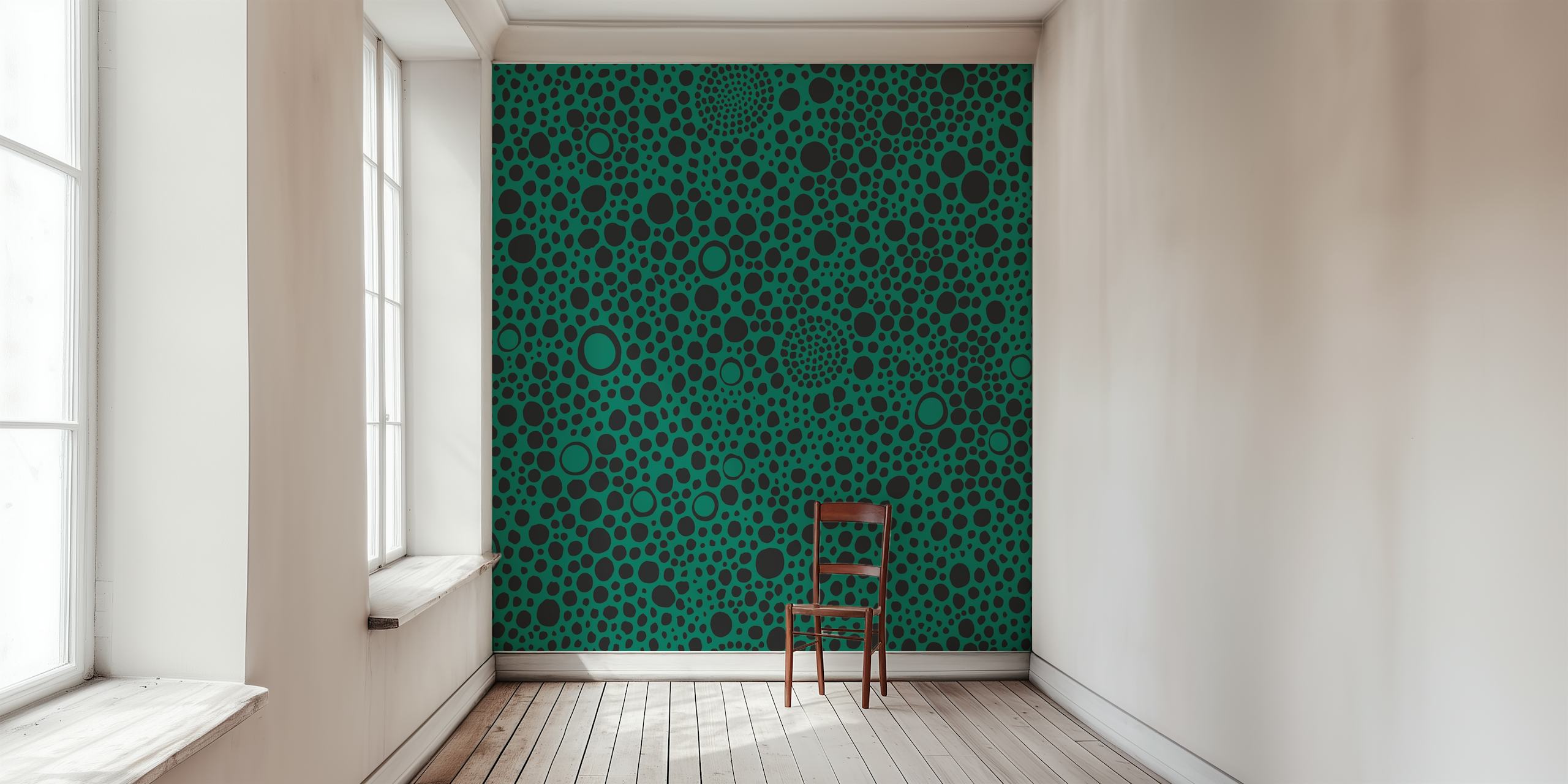 Organic Matter wallpaper in a modern room