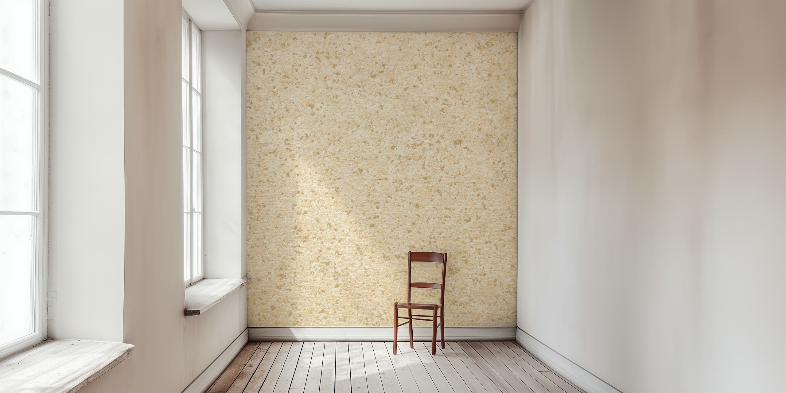 Light beige terrazzo textured wallpaper