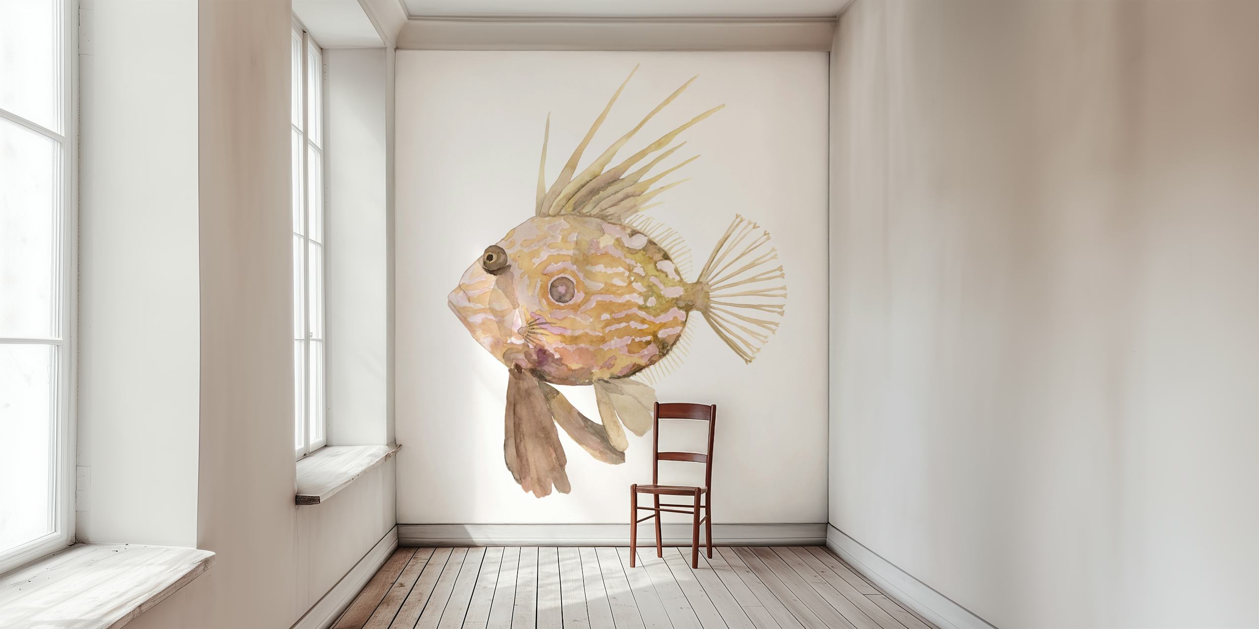 Detaljan pregled zidnog murala John Dory
